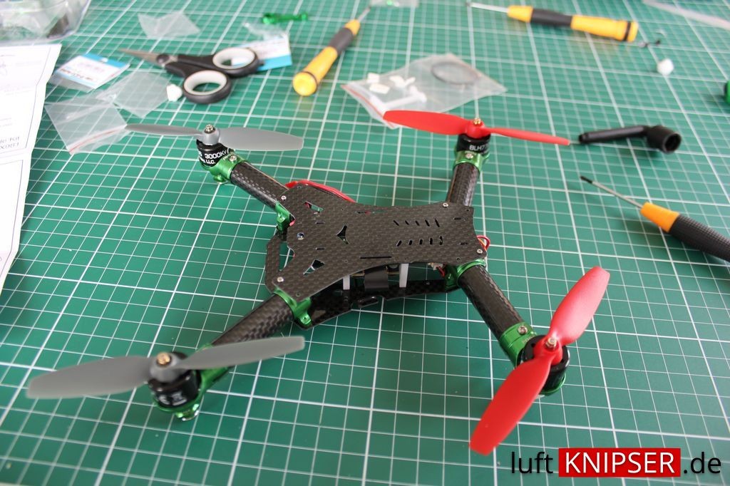 Umbau Blade 200 QX auf Rakonheli Frame