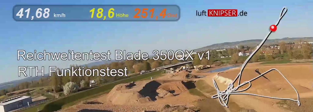 Reichweite des Blade 350QX v1