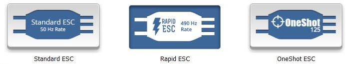 OpenPilot ESC Auswahl