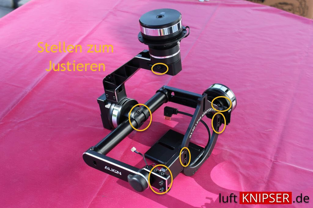 Gimbal Balance Adjustment 